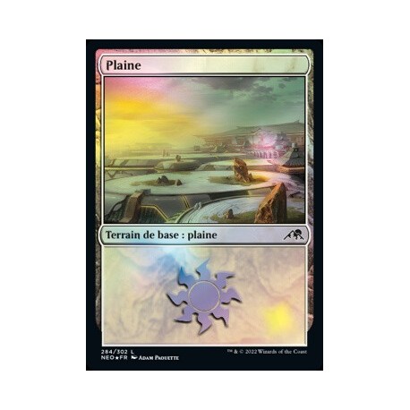 (FOIL) Terrain - Plaine (V2) (L) [NEO]
