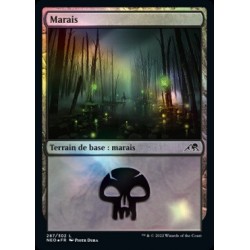 (FOIL) Terrain - Marais (V1) (L) [NEO]