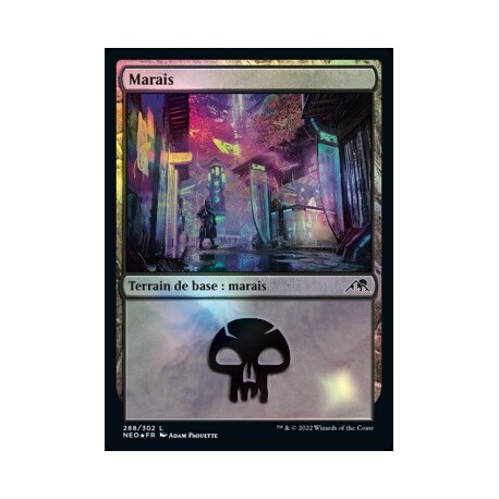 (FOIL) Terrain - Marais (V2) (L) [NEO]