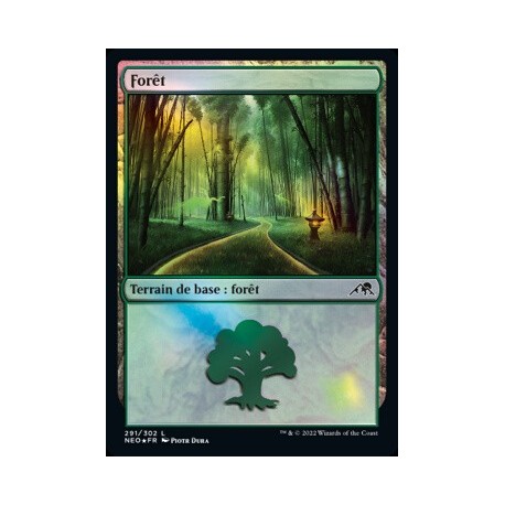 (FOIL) Terrain - Forêt (V1) (L) [NEO]