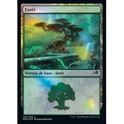 (FOIL) Terrain - Forêt (V2) (L) [NEO]