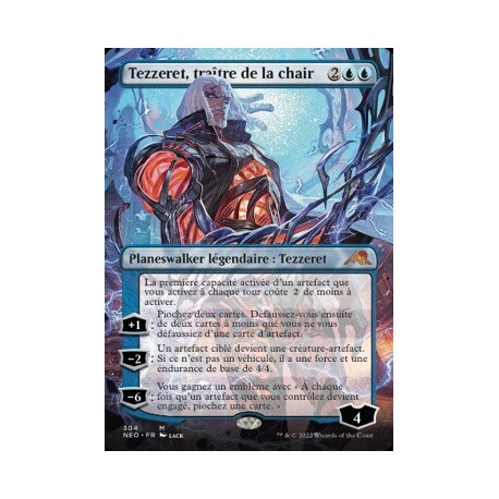 (FOIL) Bleue - (ALT) Tezzeret, traître de la chair (M) [NEO]