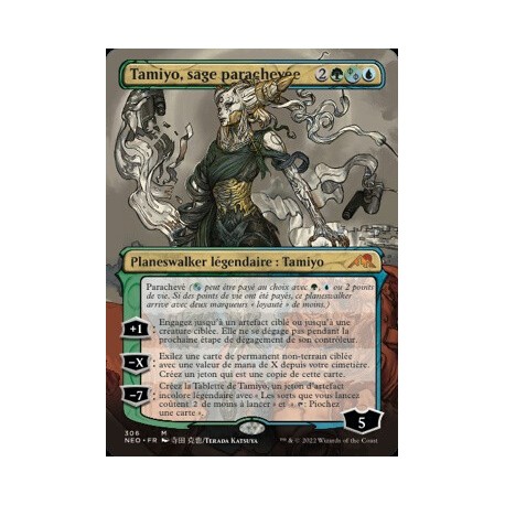 (FOIL) Multicolore - (ALT) Tamiyo, sage parachevée (M) [NEO]