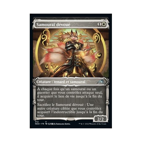 (FOIL) Blanche - (SC) Samouraï dévoué (U) [NEO]