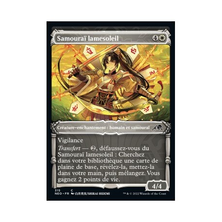 (FOIL) Blanche - (SC) Samouraï lamesoleil (C) [NEO]