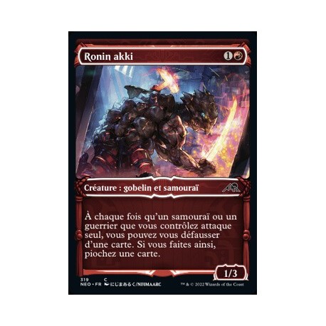 (FOIL) Rouge - (SC) Ronin akki (C) [NEO]