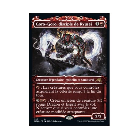 (FOIL) Rouge - (SC) Goro-Goro, disciple de Ryusei (R) [NEO]