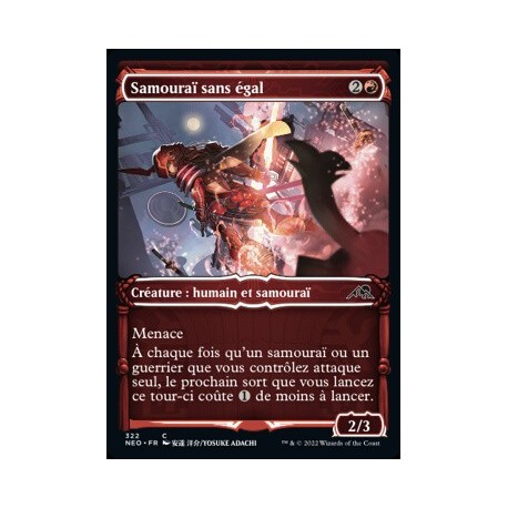 (FOIL) Rouge - (SC) Samouraï sans égal (C) [NEO]