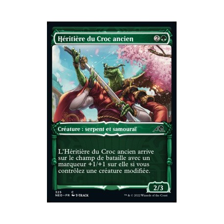 (FOIL) Verte - (SC) Héritière du croc ancien (C) [NEO]