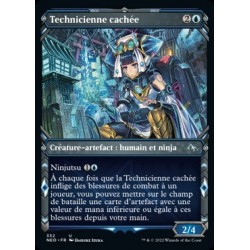 (FOIL) Bleue - (SC) Technicienne cachée (U) [NEO]