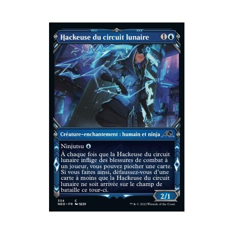 (FOIL) Bleue - (SC) Hackeuse du circuit lunaire (C) [NEO]