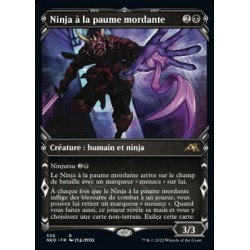 (FOIL) Noire - (SC) Ninja à la paume mordante (R) [NEO]