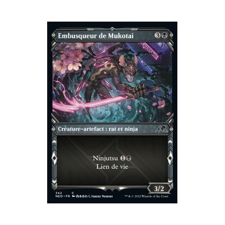 (FOIL) Noire - (SC) Embusqueur de Mukotai (C) [NEO]