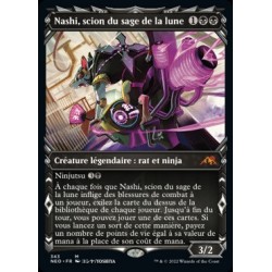 (FOIL) Noire - (SC) Nashi, scion du sage de la lune (M) [NEO]