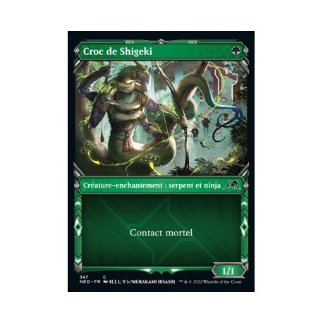 (FOIL) Verte - (SC) Croc de shigeki (C) [NEO]