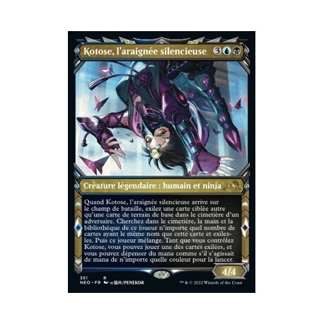 (FOIL) Multicolore - (SC) Kotose,l'araignée silencieuse (R) [NEO]