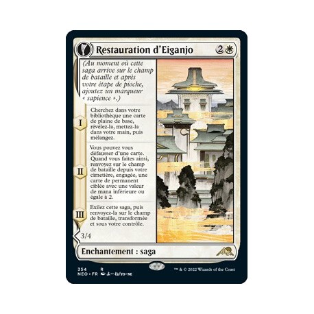 (FOIL) Blanche - (SC) Restauration d'Eiganjo (R) [NEO]