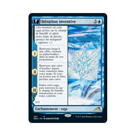 (FOIL) Bleue - (SC) Itération inventive (R) [NEO]