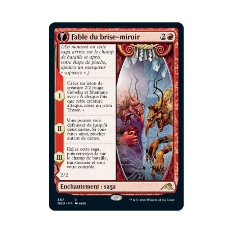(FOIL) Rouge - (SC) Fable du brise-miroir (R) [NEO]