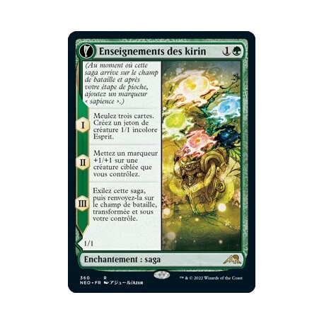 (FOIL) Verte - (SC) Enseignements des kirin (R) [NEO]