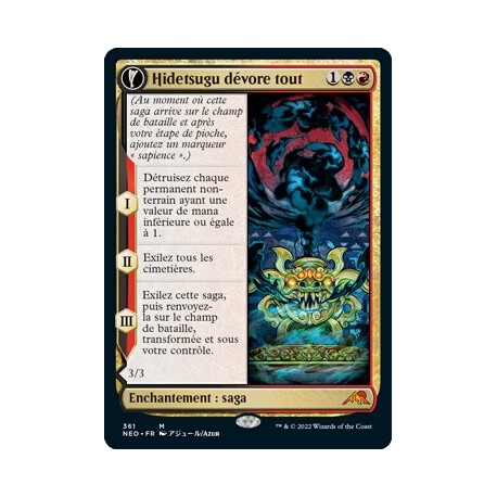 (FOIL) Multicolore - (SC) Hidetsugu dévore tout (M) [NEO]