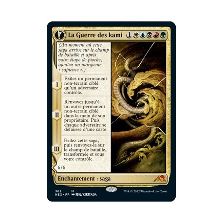 (FOIL) Multicolore - (SC) La Guerre des kami (M) [NEO]