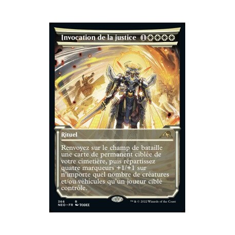 (FOIL) Blanche - (SC) Invocation de la justice (R) [NEO]
