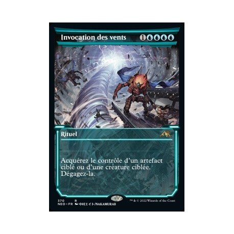 (FOIL) Bleue - (SC) Invocation des vents (R) [NEO]