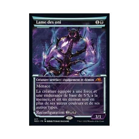 (FOIL) Noire - (SC) Lame des oni (M) [NEO]