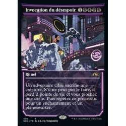 (FOIL) Noire - (SC) Invocation du désespoir (R) [NEO]