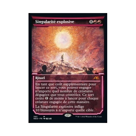 (FOIL) Rouge - (SC) Singularité explosive (M) [NEO]