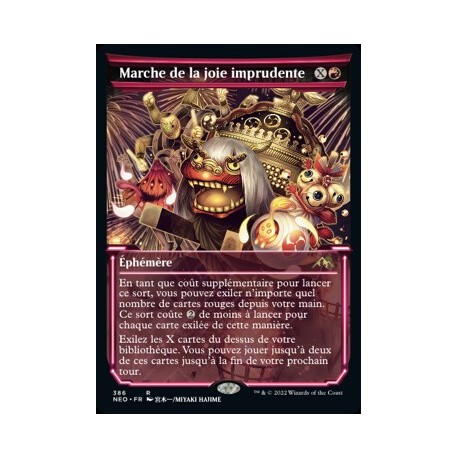(FOIL) Rouge - (SC) Marche de la joie imprudente (R) [NEO]