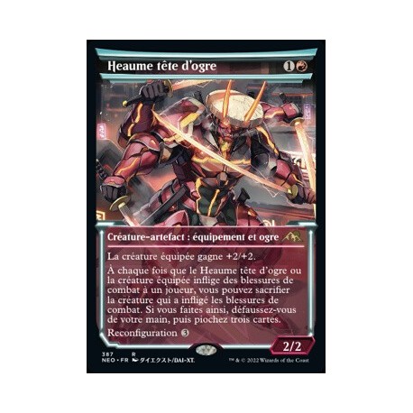 (FOIL) Rouge - (SC) Heaume tête d'ogre (R) [NEO]