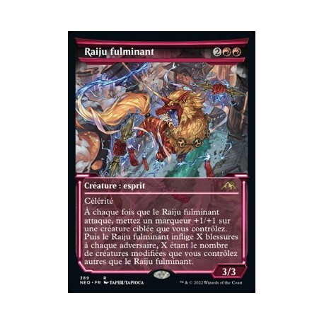 (FOIL) Rouge - (SC) Raiju fulminant (R) [NEO]