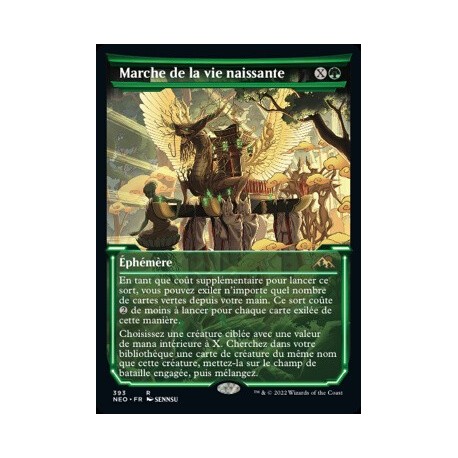 (FOIL) Verte - (SC) Marche de la vie naissante (R) [NEO]