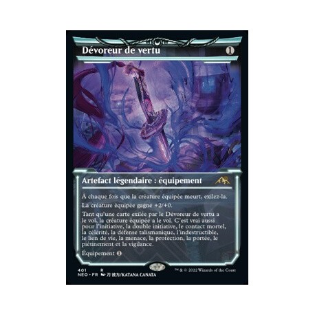 (FOIL) Artefact - (SC) Dévoreur de vertu (R) [NEO]