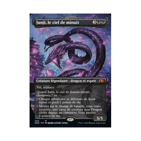 (FOIL) Noire - (ALT) Junji, le ciel de minuit (M) [NEO]