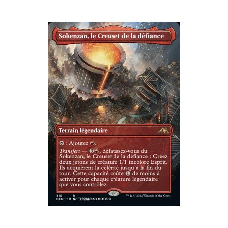 (FOIL) Rouge - (ALT) Sokenzan, le Creuset de la défiance (R) [NEO]