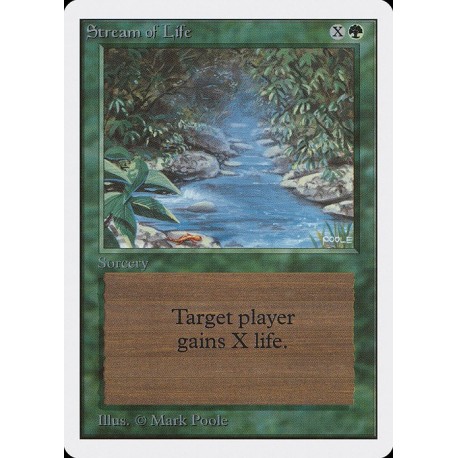 Verte - Stream of Life (C) [UNLIM] Grading : Light played
