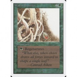 Verte - Wall of Brambles (U) [UNLIM] Grading : Near Mint
