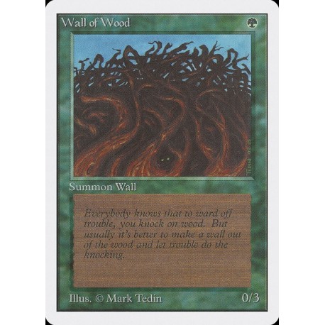 Verte - Wall of Wood (C) [UNLIM] Grading : Good