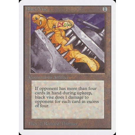 Artefact - Black Vise (U) [UNLIM] Grading : Excellent
