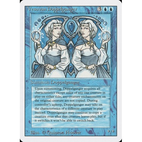 Magic The Gathering - Vesuvan Doppelganger - Revised - 3th Edition