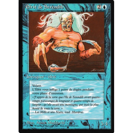 Bleue - Éfrit de Serendib (R) [FBB-FR] Grading : Near Mint
