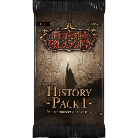 Booster History Pack 1 Booster Deluxe (en français) - Flesh and Blood TCG (1er juillet 2022)
