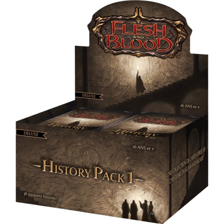 Booster History Pack 1 Booster Deluxe (en français) - Flesh and Blood TCG (1er juillet 2022)
